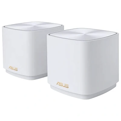 Imagen de Sistema WiFi Mesh Asus XD4 Plus (W 2 PK), pack, 1.8 Gbit/s, puertos Ethernet, Hasta 306 m², Blanco