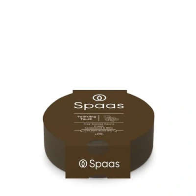 Imagen de Spaas Glow Vela perfumada de 4 mechas, 20 h, aroma Twinkling Touch