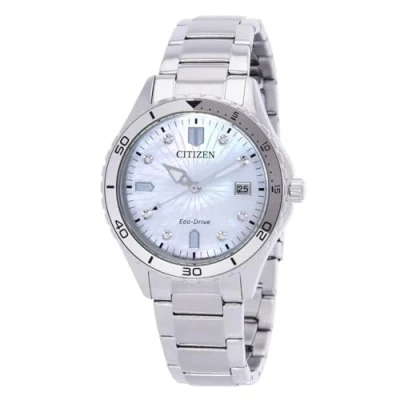 Imagen de Citizen Marine Lady Eco Drive Reloj de cristal madreperla FE6170 88D
