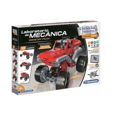 Imagen de Clementoni Mechanics Monster Truck Juego de construcciones mecánica, a Partir 8 años, Juguete en español (55277)