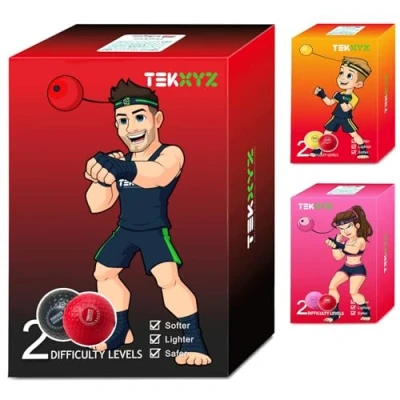 Imagen de TEKXYZ Pelota De Reflejos Boxeo Contendiente RN Boxing Reflex Ball Contender BR