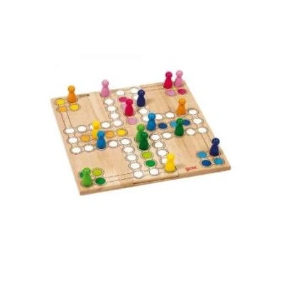 Imagen de GOKI acción y reflejosJuegos de mesaGOKITablero Juego Ludo, Multicolor, Medium (1)