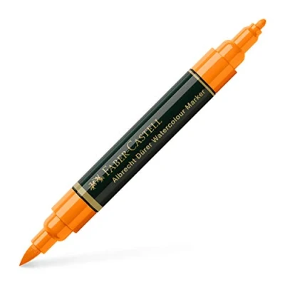 Imagen de Faber Castell 160413 Caja de 4 marcadores acuarelables A. Dürer 113. Color Naranja transparente