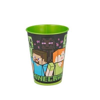 Imagen de Stor Vaso Infantil de plástico Reutilizable 260 ml Minecraft