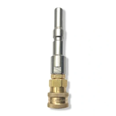 Imagen de Conector de acoplamiento rápido M&amp;M Smartek, adaptador bayoneta 1/4 pulgada para lanza espuma, limpiador coches con boquilla espuma alta presión (para Nilfisk Neptune KEW #8)