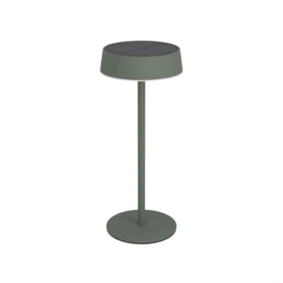 Imagen de EGLO lámpara de mesa solar LED exterior Simeri, batería inalámbrica, táctil, para exteriores metal en verde, blanco cálido, neutro, frío, IP54