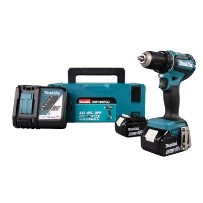 Imagen de Makita DDF485RFJ Taladro atornillador inalámbrico Li Ion 18V 2x 3.0Ah 50Nm