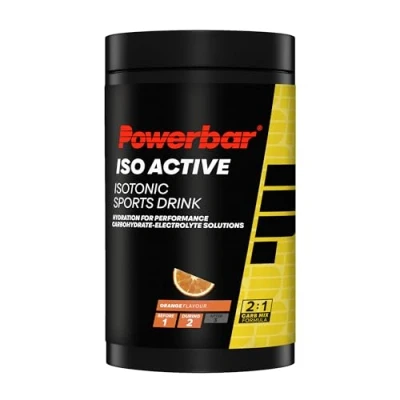 Imagen de PowerBar Isoactive Orange 600g Bebida Deportiva Isotónica 5 Electrolitos + C2MAX
