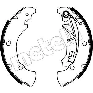 Imagen de Kit de zapatas METELLI 53 0084