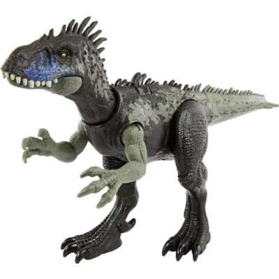 Imagen de Mattel Jurassic World Wild Roar Dryptosaurus Dinosaurio de juguete con sonidos, +4 años (HLP15)