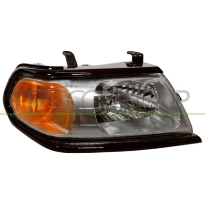 Imagen de PRASCO MB1584813 Faros derecha H4 cromo/negro sin servomotor para reg. alcance luces MITSUBISHI: Pajero Sport 1 SUV