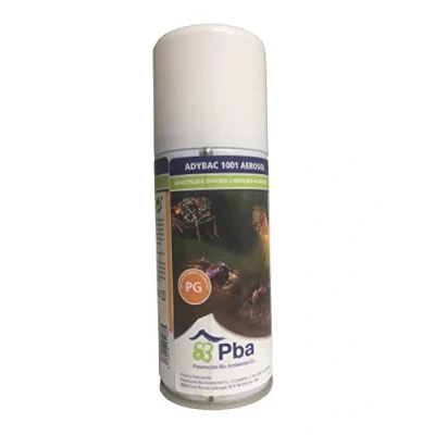 Imagen de ADYBAC 1001 AEROSOL Insecticida, Ovicida, Larvicida y Acaricida, Descarga Total contra Insectos Rastreros, Voladores Ácaros 100ml