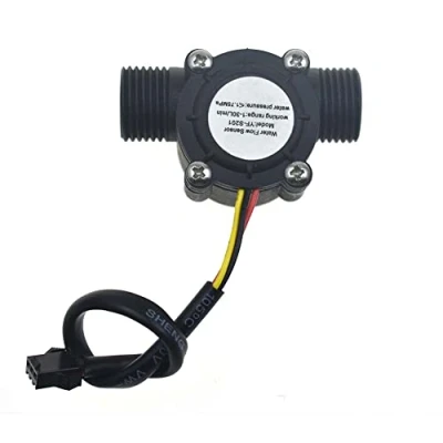 Imagen de Reland Sun G1/5.1 cm Interruptor de sensor flujo agua Hall 1 30L/min 1.75MPa medidor contador (YF S201 negro)