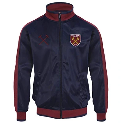 Imagen de West Ham United FC Chaqueta de Entrenamiento Oficial para Hombre Estilo Retro XL