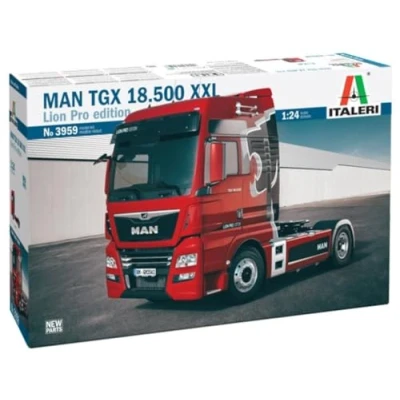 Imagen de Italeri 3959 1:24 Man TGX XXL D38 Kit, maqueta de pie, Manualidades, Hobby, encolado, Kit plástico, Fiel al Detalle, Multicolor