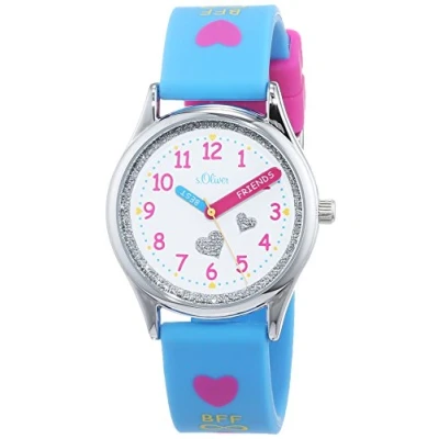 Imagen de s.Oliver Reloj Analogico para niñas de Cuarzo con Correa en Silicona SO 3502 PQ