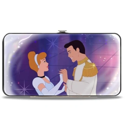 Imagen de Buckle Down Cartera estándar con bisagra para Mujer, Cenicienta, 7 x 4 Pulgadas