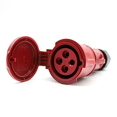 Imagen de DOJA Industrial TOMA 380V Hembra IP44 16A 3P+T (4 polos) Enchufe Enchufes Trifasico 4 Pines Industriales Adaptador Cetac Camping
