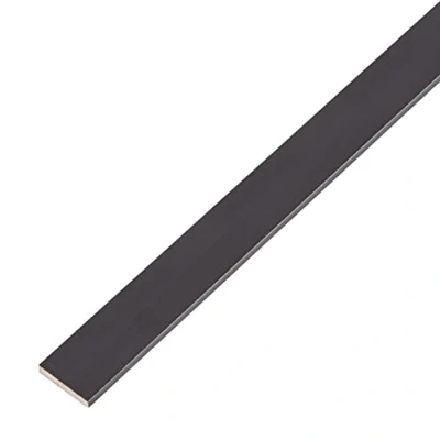 Imagen de Alberts 489366 Barra plana, Aluminio, anodizado negro, 1000 x 15 2 mm