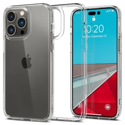 Imagen de Spigen Ultra Hybrid TPU Back Cover Transparente Apple iPhone 14 Pro