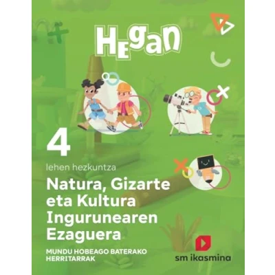 Imagen de Natura, Gizarte eta Kultura Ingurunearen Ezaguerra. Lehen Hezkuntza 4. Hegan (REVUELA)