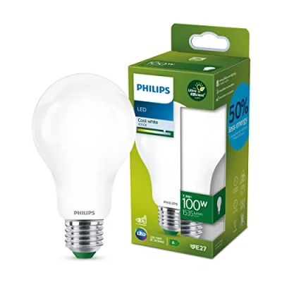 Imagen de Philips Lighting Bombilla Led Ultraeficiente 7,3w (Eq. 100w) E27 A70, Luz Fría (4000K) Et. Energética A