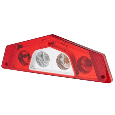 Imagen de HELLA 2VP 012 570 051 Piloto posterior izquierda transparente, Rojo negro con lámpara