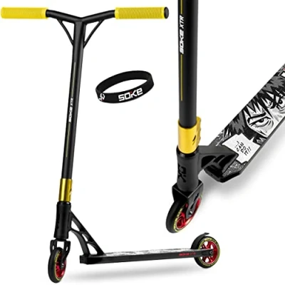 Imagen de SOKE XTR Scooter Negro/Amarillo/Soke Performance