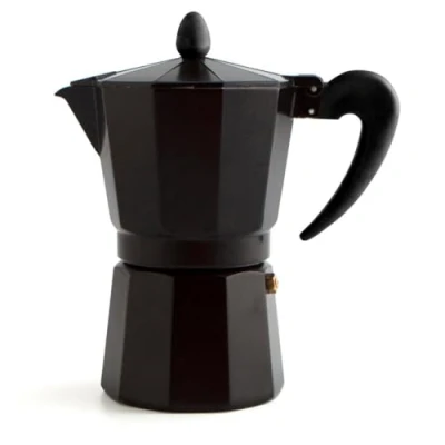 Imagen de Quid Black Coffee Cafetera Aluminio 12 Tazas Negro
