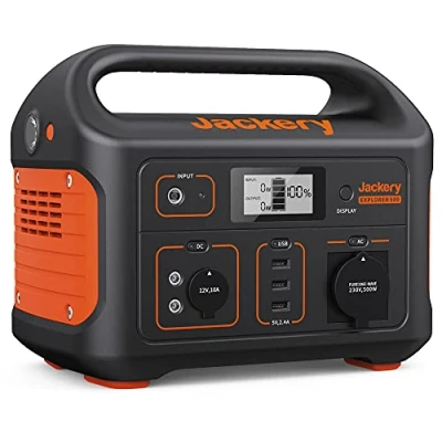 Imagen de Jackery Explorer 500 Estación de Energía Portátil, 518Wh Batería Litio Ion con 1 Toma AC 230V/500W (Pico 1000W) y 3 Tomas USB A, Solar para Camping, Autocaravana, Emergencia