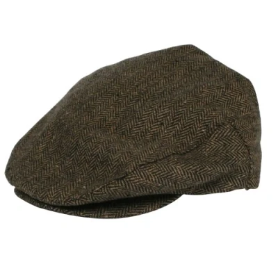 Imagen de Brixton Gorro, Hombres, Marrón (Brown/Khaki Herringbone) (Marrón), L (60)