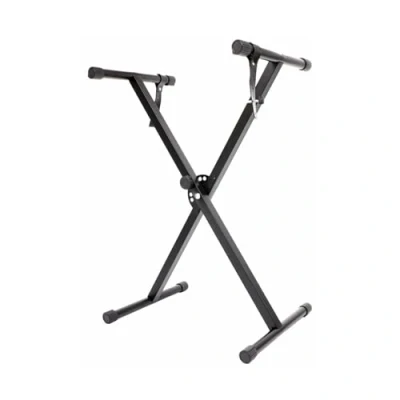 Imagen de ROYJJ soporte para teclado con 7 alturas ajustables, de una sola X, piano eléctrico, digital, fácil transportar