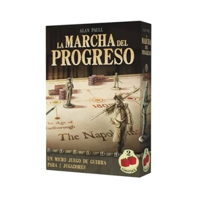 Imagen de 2Tomatoes Games La Marcha del Progreso Juego de Mesa En Cada Escenario Cambian Las Reglas Controla los Países Jugando Cartas Acción 2 Jugadores Español Temática: Belico, Histórico