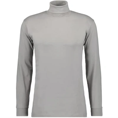 Imagen de RAGMAN camiseta primera capa de cuello alto hombre, Gris Piedra 274, XXL