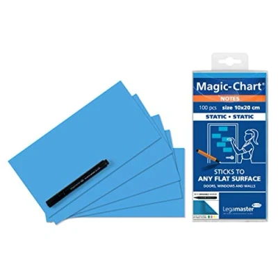 Imagen de Legamaster 7 159410 Bloc de notas, 10 x 20 cm, color azul
