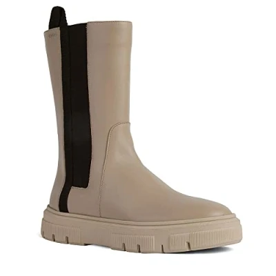 Imagen de Geox D Isotte F, Botines para Mujer, Verde (Lt Taupe) , 39 EU