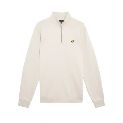 Imagen de Lyle &amp; Scott Loopback Quarter ZIP Sudadera, Hombre, Talla: Large, Beige