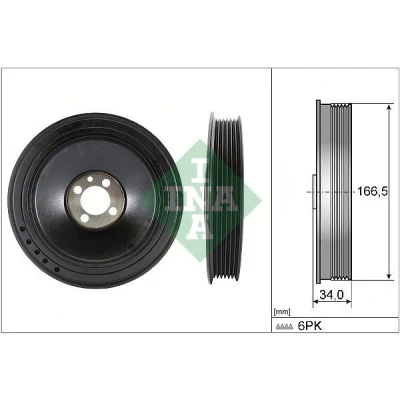 Imagen de INA 544 0157 10 Polea de Cigüeñal 166,50 OPEL: Insignia A Berlina, Hatchback, Sports Tourer