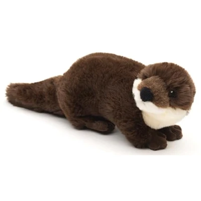 Imagen de Uni Toys Eco Line Nutria de pie Material 100% Reciclado 25 cm (Longitud) Peluche