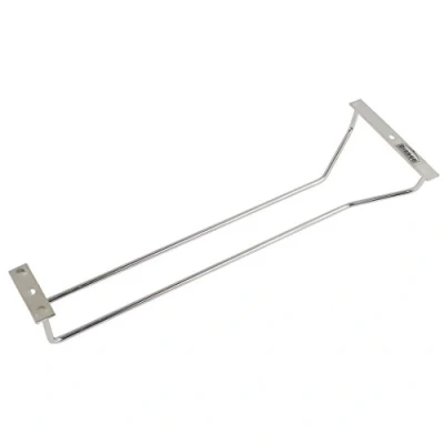 Imagen de Dianoo 35cm vino vaso Bastidores, Copas acero inoxidable bar casa poseedor, estante percha, debajo gabinete 1 Filas