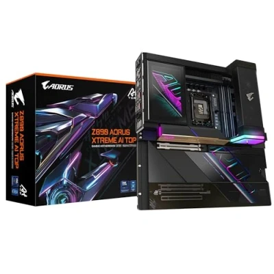 Imagen de GIGABYTE Z890 AORUS Xtreme AI Top Placa Base Compatible con CPUs Intel Core Ultra (Serie 2), VRM de 22+1+2 Fases, hasta 9500MHz DDR5 (OC), PCIe 5.0 M.2, Wi Fi 7, Thunderbolt 5