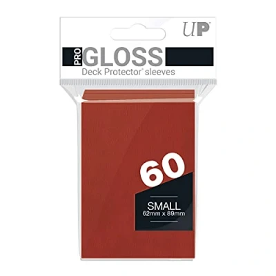 Imagen de Ultra Pro Sleeves Matte D10 Card Game (Small, Red) Fundas para Cartas, Color (E 84263)