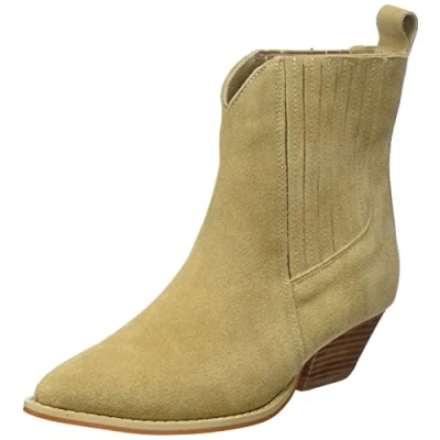 Imagen de L37 HANDMADE SHOES Reckless Life, Botas de Moda Mujer, Beige, 38 EU