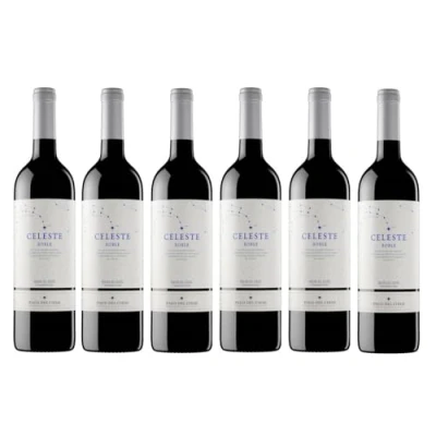 Imagen de Pago del Cielo Celeste Roble, Tempranillo, Vino Tinto 6 botellas de 75 cl, Total: 4500 ml