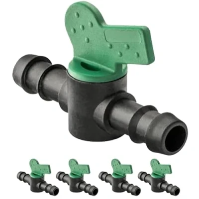 Imagen de Suinga 20 x Llave RIEGO POR GOTEO 16mm. Regulación de Paso 16 mm, negro