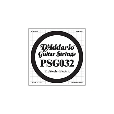 Imagen de D&#039;Addario PSG032 ProSteels, cuerda individual para guitarra eléctrica, .032