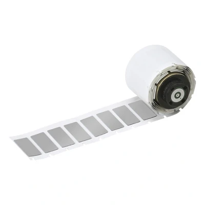 Imagen de BMP71 Brady M6 02 7593 SL etiquetas de poliéster plateadas 27 mm x 12,45 (original)