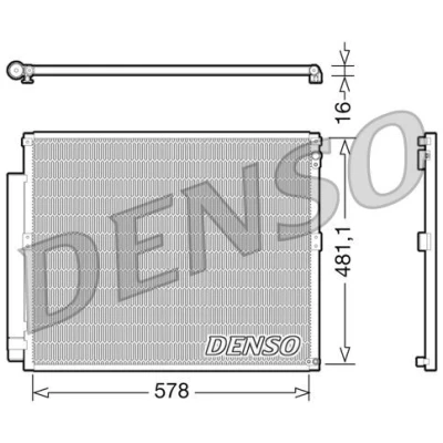 Imagen de Condensador, aire acondicionado DENSO DCN50017