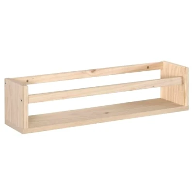 Imagen de Astigarraga Kit Line Estante para Especias, Especiero, de Cocina Pared, Madera Pino, 60 cm