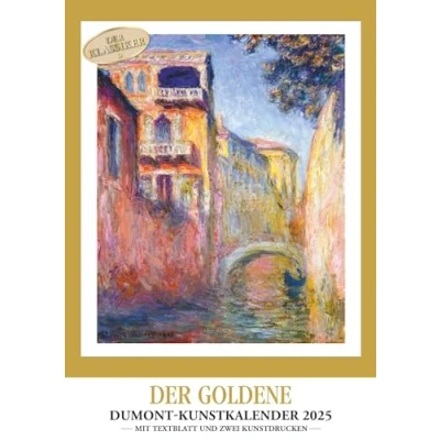 Imagen de Kunstkalender 2025 Der Goldene DUMONT Wandkalender Hochformat A3 29,7 x 42 cm